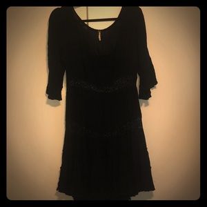 Free People Black Mini Dress